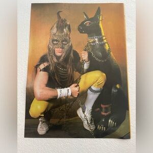 Vintage Rock Pinup of Iron Maiden’s Bruce Dickinson